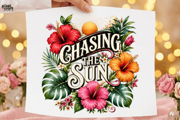 Chasing the Sun Tropical Hibiscus PNG: Your Ticket to Endless Summer Design