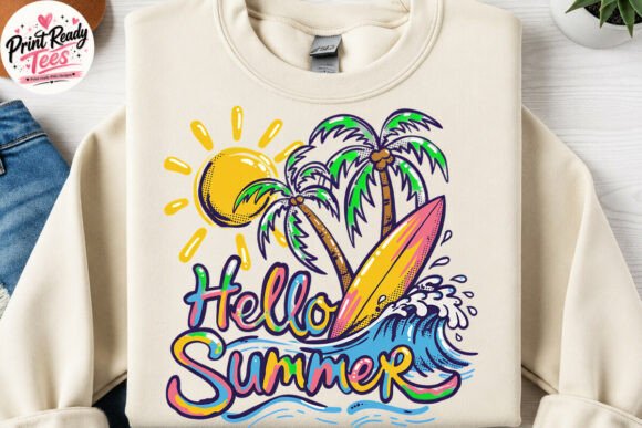 Hello Summer Beach Vacation PNG Design: A Creative Asset Guide