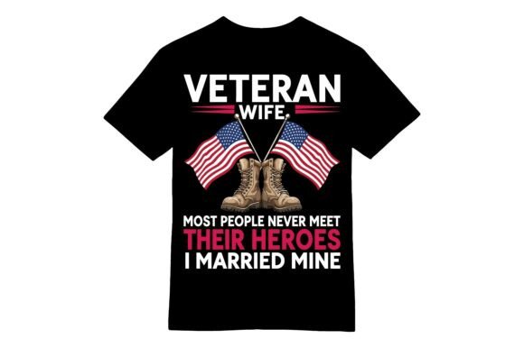 Honor Your Hero: The Veteran Wife Heroes T-Shirt